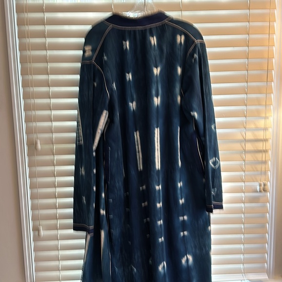 Dark blue indigo cloth long jacket from Marrakech. - Picture 13 of 13